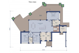  Проект  одноэтажного частного дома А26